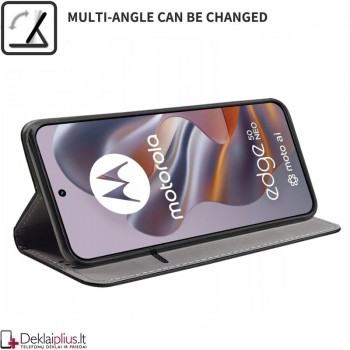 Telone atverčiamas dėklas - juodas (Motorola Edge 50 Neo/60 Neo) Telone atverčiamas dėklas - juodas (Motorola Edge 50 Neo/60 Neo)